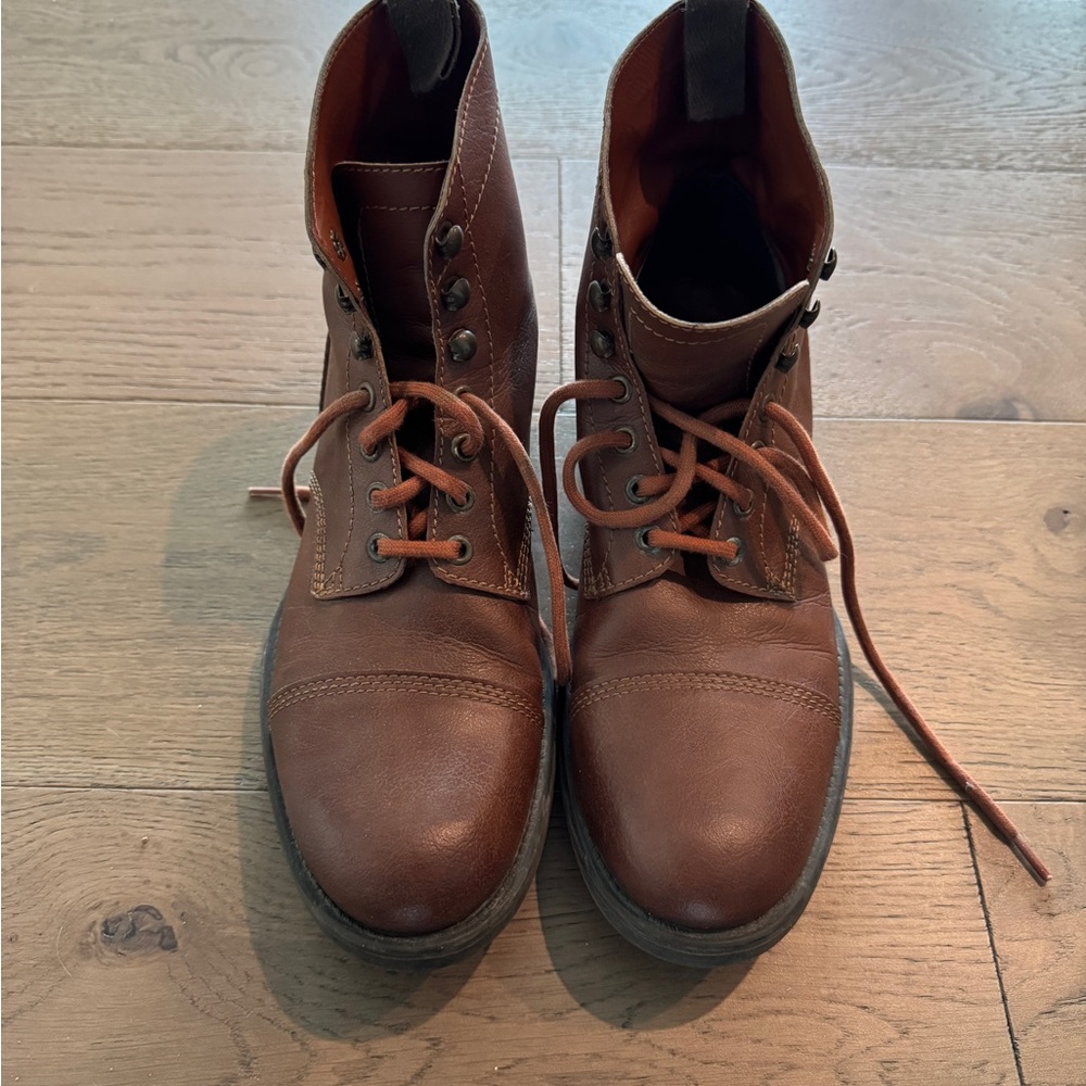 Wills Vegan Brown Work Boots